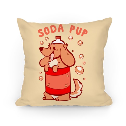 Soda Pup Pillow