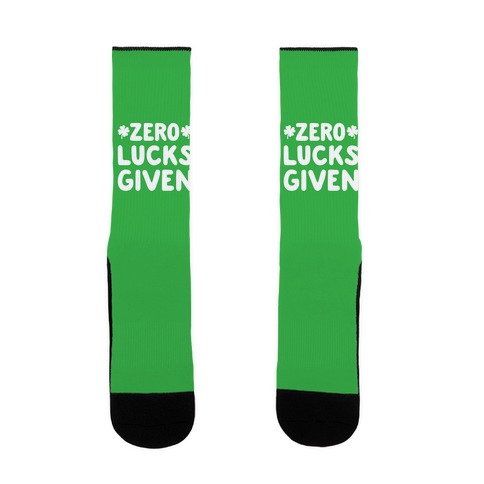 Zero Lucks Given Sock