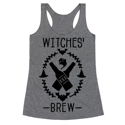 Witches' Brew Beer Racerback Tank Top
