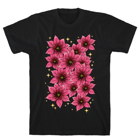 Poinsettia Bouquet T-Shirt