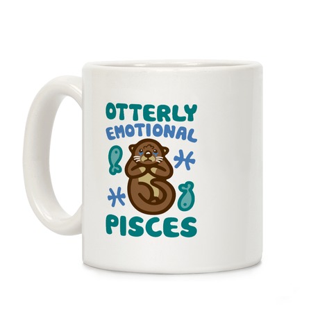 Otterly Emotional Pisces Coffee Mug