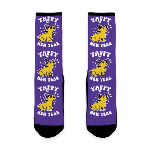 Yappy New Year Sock