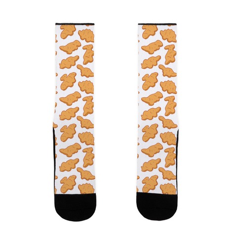 Dino Nuggies Pattern Sock