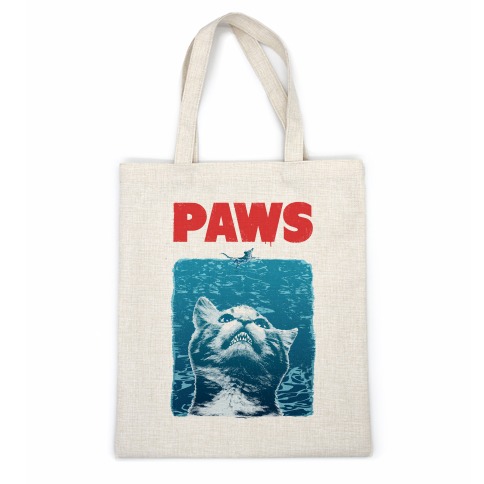 PAWS (Jaws Parody) Casual Tote