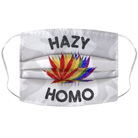 Hazy Homo Accordion Face Mask