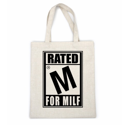 Rated M For Milf Parody Casual Tote