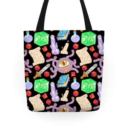 Dungeons and Dragons Hidden Peen Pattern Tote