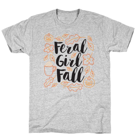 Basic Feral Girl Fall T-Shirt