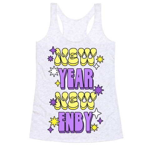 New Year New Enby Racerback Tank Top