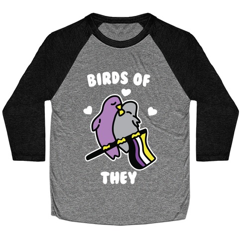 Birds of They Baseball Tee