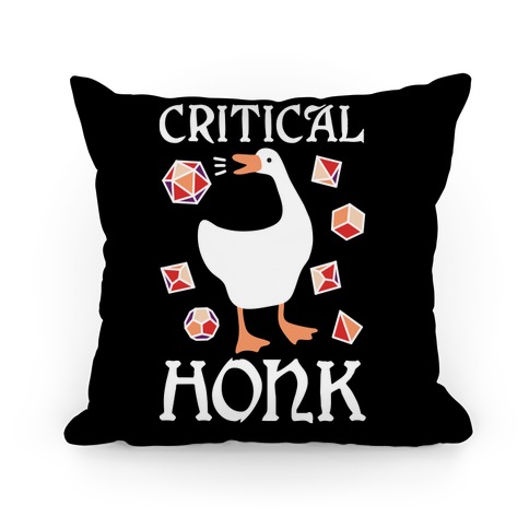 Critical Honk Pillow