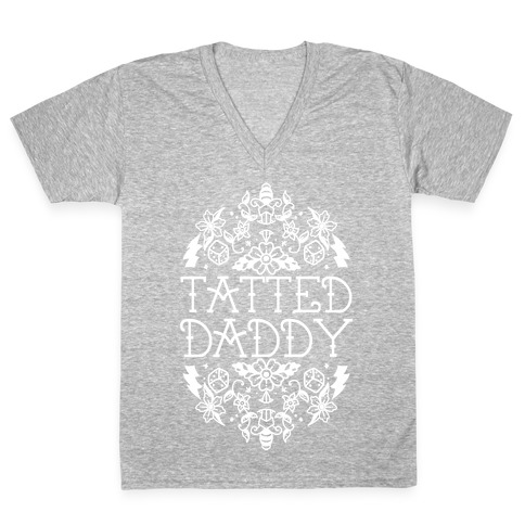 Tatted Daddy V-Neck Tee Shirt
