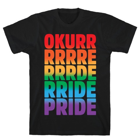 Okurr Pride Transformation White Print T-Shirt