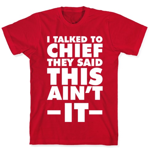 Red Chief White Printed T-Shirt