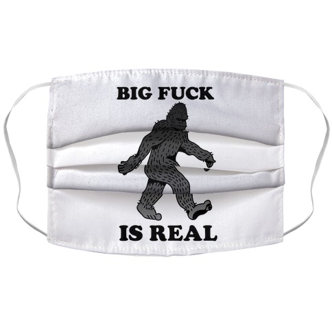 BIG F*** Is Real Accordion Face Mask