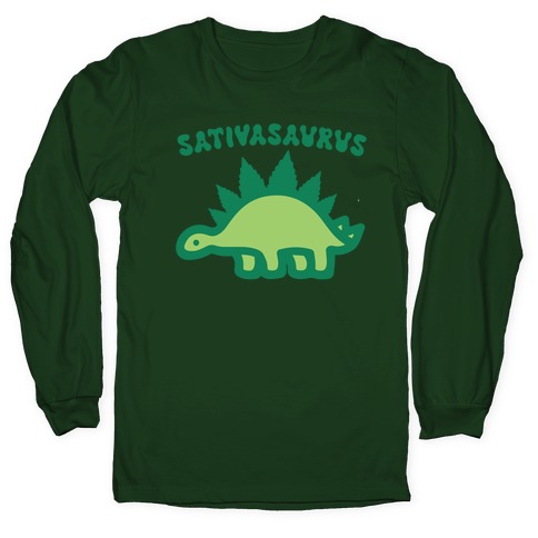 Sativasaurus Dinosaur Long Sleeve T-Shirt