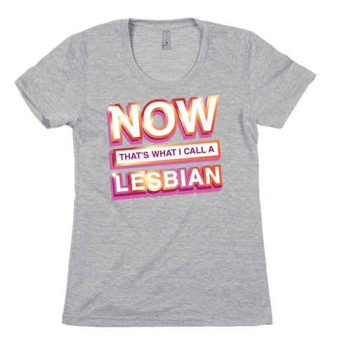 Now That's What I Call A Lesbian Womens T-Shirt