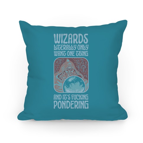 Wizards LITERALLY only want ONE THING and It's F***ING PONDERING Pillow