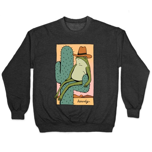 Howdy Frog Cowboy Pullover