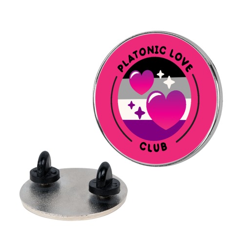 Platonic Love Club Patch Pin