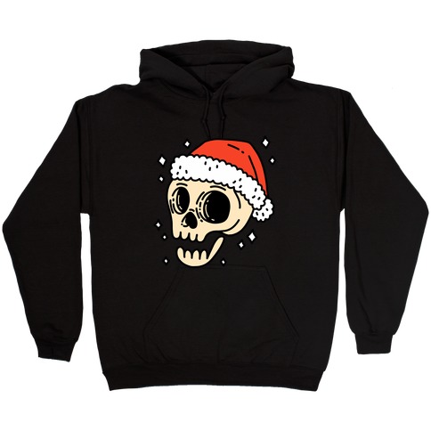 Santa Skull Hooded Sweatshirt