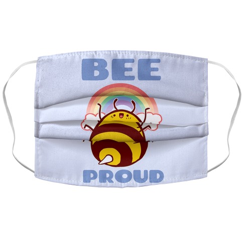 Bee Proud Accordion Face Mask
