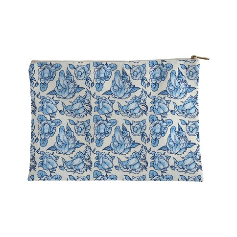 Floral Penis Pattern Accessory Bag
