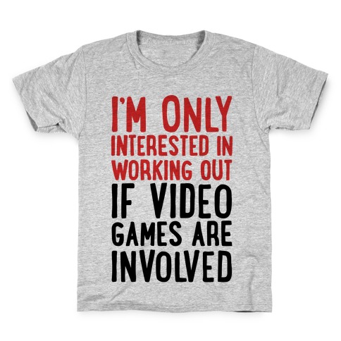 Video Game Workout Kids T-Shirt