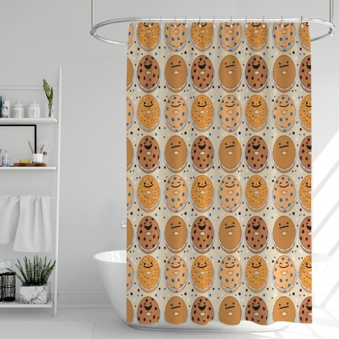 Bagels Are Everything Pattern Shower Curtain