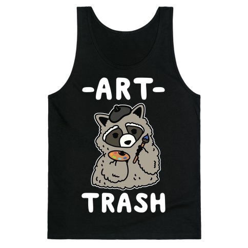 Art Trash Raccoon Tank Top