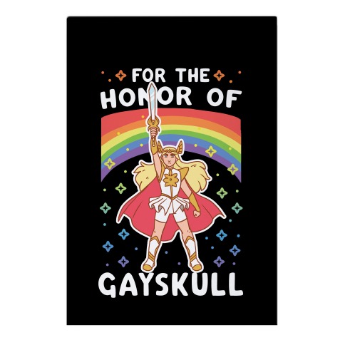 For the Honor of Gayskull Garden Flag