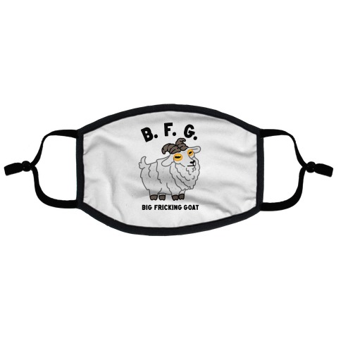 B.F.G. (Big Fricking Goat) Flat Face Mask