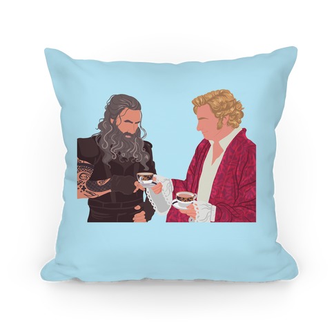 Blackbeard and Stede Bonnet Pillow