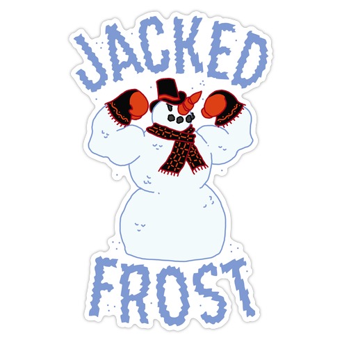 JACKED Frost Die Cut Sticker