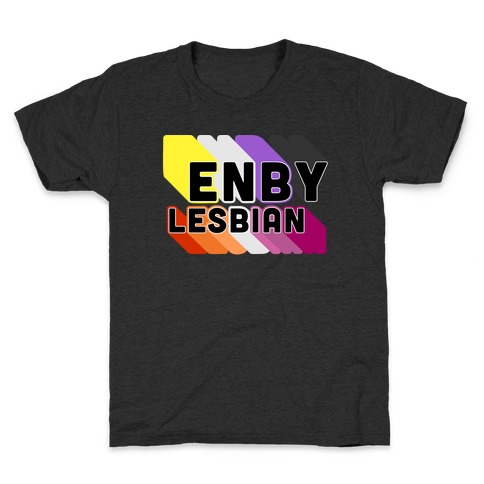 Enby Lesbian Kids T-Shirt