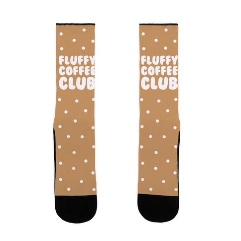 Fluffy Coffee Club Sock