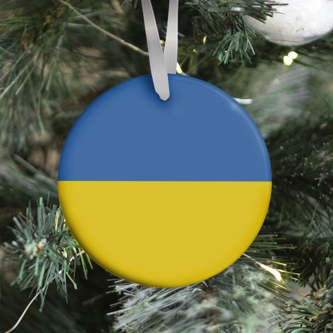 Flag Of Ukraine Ornament
