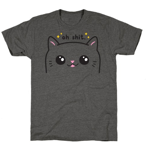 Cuss Cat Oh Shit T-Shirt