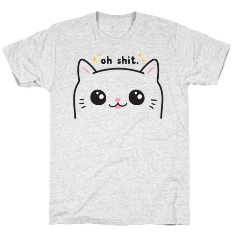 Cuss Cat Oh Shit T-Shirt