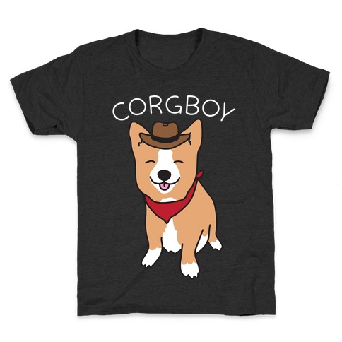 Corgboy Cowboy Corgi Kids T-Shirt