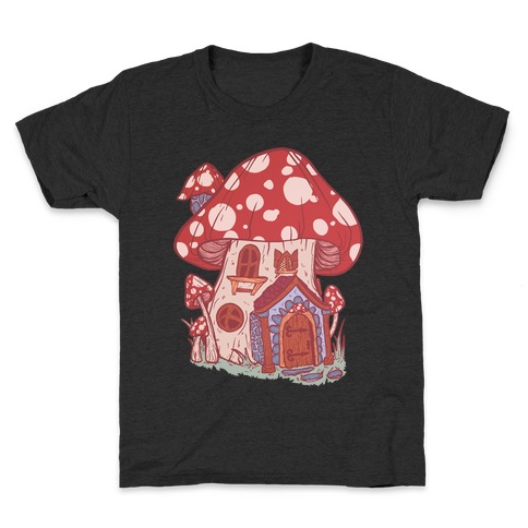 Fairy Mushroom House Pattern Kids T-Shirt