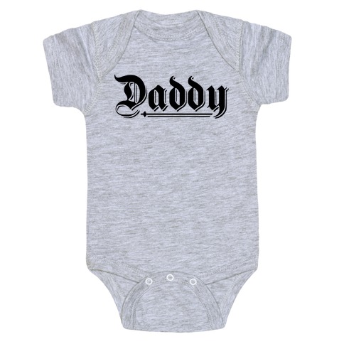 Daddy Gothic Baby One-Piece