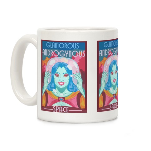 Glamorous Androgynous Space Coffee Mug