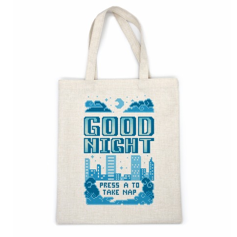 Good Night Game Over Screen Casual Tote