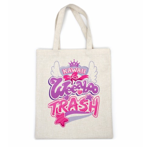 Kawaii Weeaboo Trash Anime Logo Casual Tote