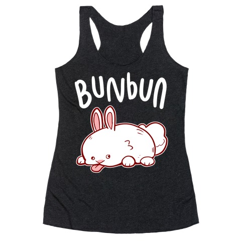 Bunbun Derpy Bunny Racerback Tank Top