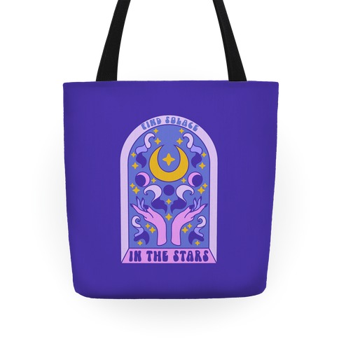 Find Solace In The Stars Tote
