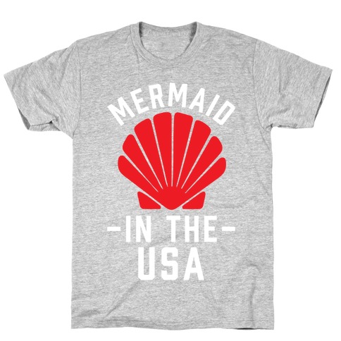 Mermaid In The USA T-Shirt