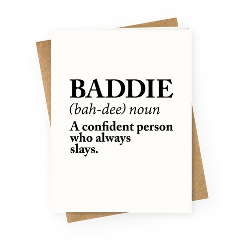 Baddie Definition Notebook