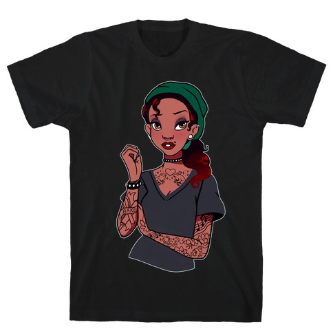 Punk Princess Tiana Parody T-Shirt